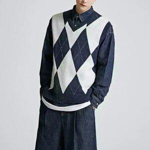 [스파오] 아가일 베스트 (SPKVC4TC11-T)