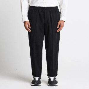 [CODI GALLERY] 코듀로이 셋업 밴딩 팬츠 블랙 (테이퍼드핏)-CEPVC03NSB