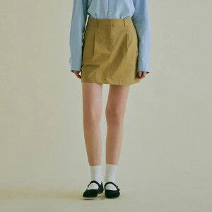 [후아유] 3부 면 스커트 (WHWHC3719F-T)