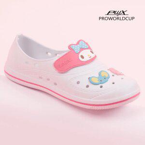 [PWX]프로월드컵키즈 마이멜로디 미끄럼방지 EVA실내화(WT)
