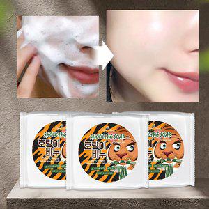 [오리지널픽_라벨영]피부결점케어 호랑이비누 3개/예민 진정/문제성스킨추천/병풀함유