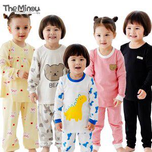 [더미누][겨울초특가]누빔/보온/파자마잠옷/발열/후라이스/유아/아동/주니어/내의/내복