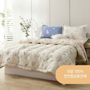 주주 모달100% S차렵 슈퍼싱글 비건옥수수솜 친환경이불