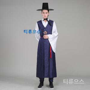 도포 무예복 두루마기 남자 남성 조선시대 상의 연습복 티류으스