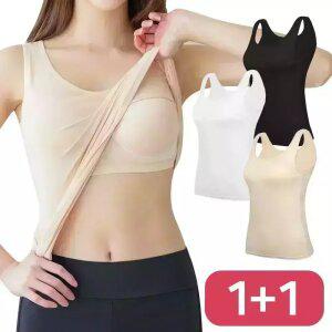 1개+1개 모달 투인원 베이직 브라 나시 기본 캡내장 쿨 모달 노와이어 슬리브리스