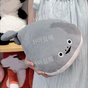 티류으스 사카밤바스피스 생선 비슷한 인형 굿즈  유행 쿠션 세모입 하찮은 갑주어 봉