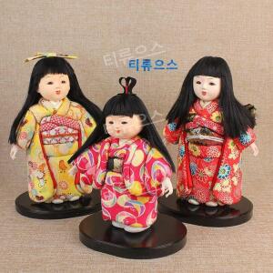 대형 못난이인형 일본 실크 기모노 35cm 티류으스