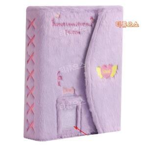 털 포토카드 바인더 양면 4칸 속지포함 도무송 박스 포켓 포카 앨범 핑크 할인 티류으