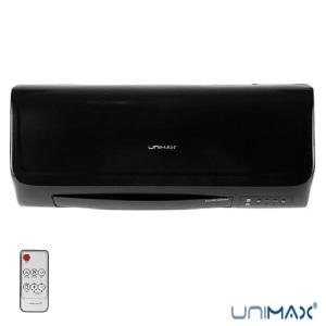 유니맥스 벽걸이형 PTC 온풍기 타이머조절 전기난로 겨울히터 온열기 가정 캠핑 업소용