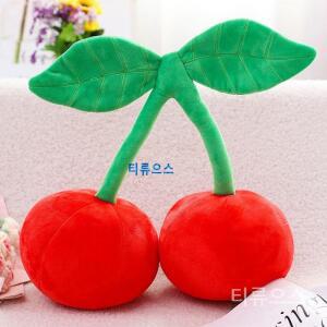 티류으스 체리 인형 대형 과일 쿠션 과일 디자인