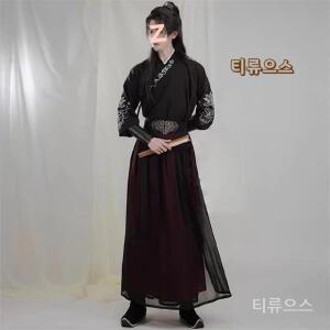 남자 호위무사 개량 한복 무대 협객 사극 코스프레 티류으스