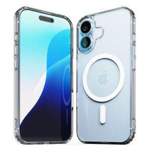 [맥세이프 에어클로 베이직 케이스] 젤하드 자력 변색방지 투명케이스 젤리 아이폰 17