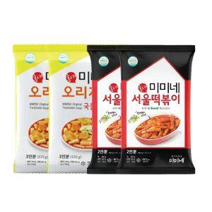 [내일도착]미미네 오리지널 국물떡볶이 2봉 + 서울 떡볶이 2봉