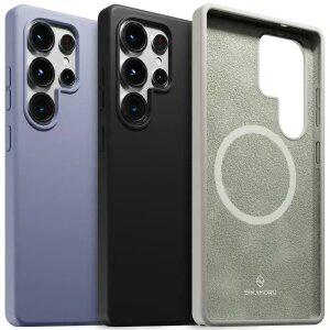 [맥세이프 실리콘 케이스] 그립 소프트 컬러 애플 아이폰 17 16 15 프로 맥스 미니 갤