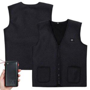 지와이 USB 온열조끼 보조베터리포함 세트 저온 중온 고온 남성 여성 USB발열조끼 편안