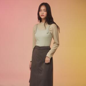 어깨끈 버클 포인트 코튼나시 AQ3CT830