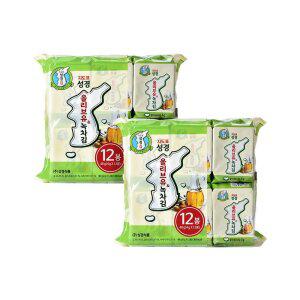 지도표성경김 올리브녹차 식탁김 4g 12봉+12봉