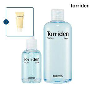 [SET] 토리든 다이브인 저분자 히알루론산 세럼 50ml+토너 300ml (+솔리드인 크림 20m
