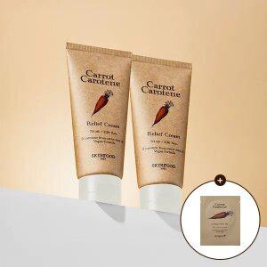 [스킨푸드][쿠폰가26,900원][1+1]캐롯 카로틴 릴리프 크림 70ml + (증정) 캐롯패드2매