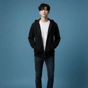 조이마담 MT50020 폴라플리스 후드 집업 자켓 후리스점퍼 중년남성의류 아빠옷