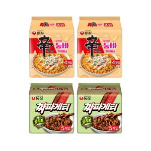 신툼2짜짜 (신라면 툼바, 4입, 2개 + 짜파게티, 5입(멀티) , 2개 )