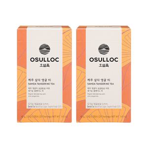 오설록 제주 삼다 영귤 티 티백, 20입, 2개