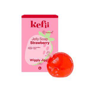 케피 젤리솝 비건 말랑이 비누 스트로베리 올인원 약산성 아기