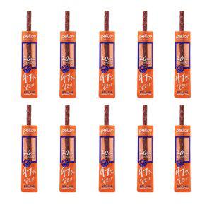 펠리코 강아지간식 애견간식 양고기 대형견 소형견 97롱스틱 20cm 10개