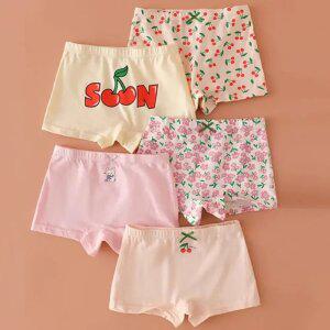 MIMO 여아/주니어 코튼 사각팬티 5매세트(379)