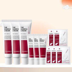 [본사직영] 더 마데카크림 45ml 3개 + 15ml 3개 + 인텐시브 마스크팩 5매
