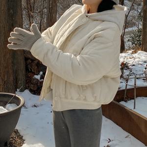 [시크릿라벨] 유니크노카라퀼팅누빔점퍼