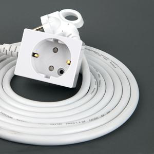 홈365 국산 16A 전기 연장선 1구 멀티탭 10m (사각형) / 캠핑 가정용