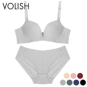 볼리쉬 노와이어 여성 볼륨업 왕뽕브라 팬티세트 1014S