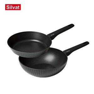 실바트 벨리나 IH 단조 프라이팬 2종 세트(24팬+28웍)