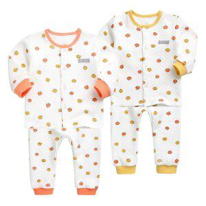 [그린베베] 영유아 겨울용_아기호박 보온내의/유아내복/겨울실내복/신생아/남아/여아/