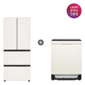 [혜택가 249만대] LG 디오스 오브제컬렉션 김치톡톡 + LG 디오스 식기세척기 (Z408MEE