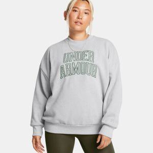 [언더아머 본사]여성 UA 아이콘 헤비웨이트 테리 오버사이즈 크루1386493-011