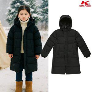 콜핑 2284OK558U 보온 웰론 키즈 공용 벤치코트 롱패딩
