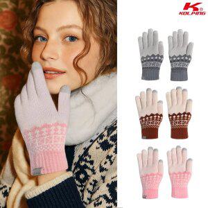 콜핑 2354GK609W 보온 스마트폰 터치 여성 겨울 니트장갑