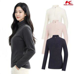 콜핑 2204TK470W 보온 기모 여자 겨울 집업 후리스 플리스 티셔츠