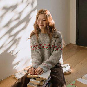 도레 라운드 튤립니트