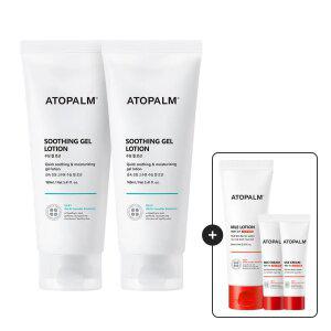 아토팜 수딩 젤 로션 160ml 2개 GIFT)엠엘이로션60ml+크림8ml*2