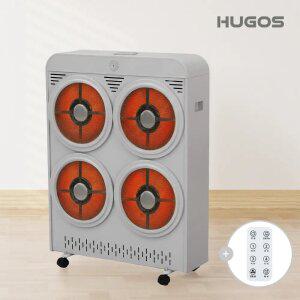 [휴고스] 초고속 발열 4구 하이라이트 대형난로 히터 +리모컨조절 (저소음)