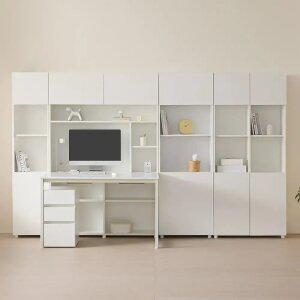 동서가구 모노 책상 세트 1200/1400 컴퓨터책상 독서실 고등학생 1인용 서랍장 서재 데