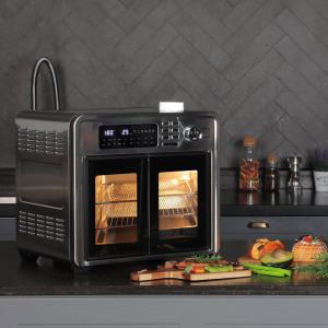 러브포 전기오븐 에어프라이어 유리 양문형 로티세리 28L