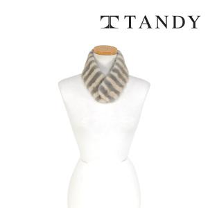 [탠디] TANDY 줄밍크스킨자석 퍼 머플러