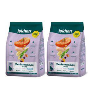 이즈칸 캣 퍼포먼스 올라이프, 2.5kg, 2개