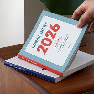 인디고 2026 루나 음력 위클리 다이어리 (날짜형 절기 주간) 레트로 24절기 데일리 기