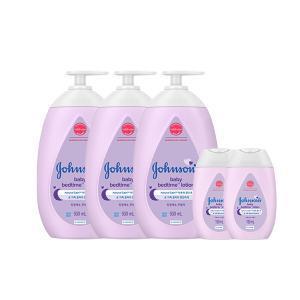 존슨즈 베드타임 로션 아로마향 500ml, 3개+증정(베드타임 로션 100ml, 2개)