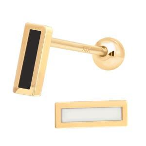 14K 골드핀 심플 데일리 에폭시 스틱 베이직 피어싱 본품 하나더